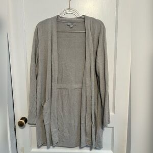Barefoot Dreams CozyChic Ultra lite Santa Monica Long Cardigan Size XL $128